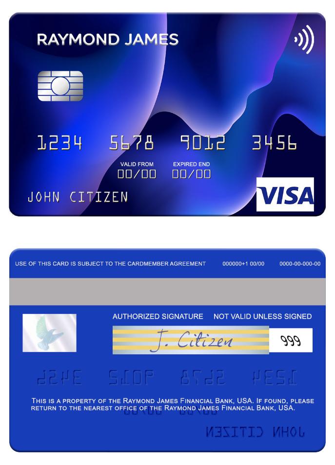 USA Raymond James Financial Bank visa card